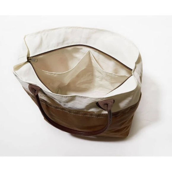 Tan Chebeague Large Travel Tote | Sea Bags, Maine - Picture 3 of 4